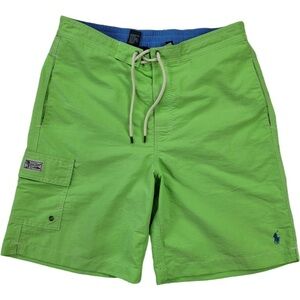 Polo Ralph Lauren Mens Bright Green Swimming Trunks size S